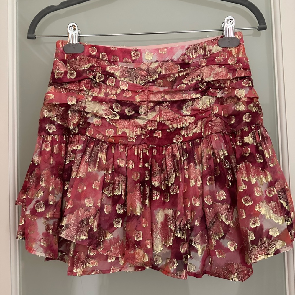 LoveShackFancy mini skirt